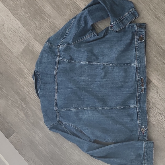 Vintage very 80's 2X Distressed Jean Jacket - Picture 5 of 5